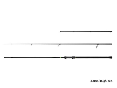 Delphin FEEDERA + 2 szczytówki 330cm/100g/3 składy Delphin (101004646)