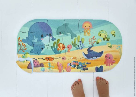 Puzzle do kąpieli Ocean 28 elementów 3+, Janod