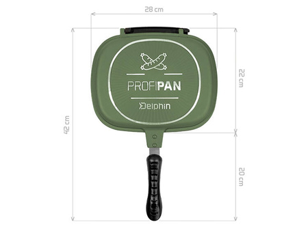 Patelnia Delphin ProfiPAN Green 22x28x7cm Delphin (101004335)