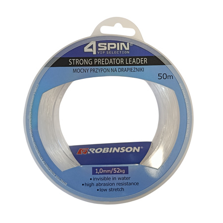 Mocny przypon na drapieżniki 1,0mm, 50 m Robinson 55-PD-S10