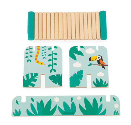 Drewniana gra balansowa Tropik 2+, Janod