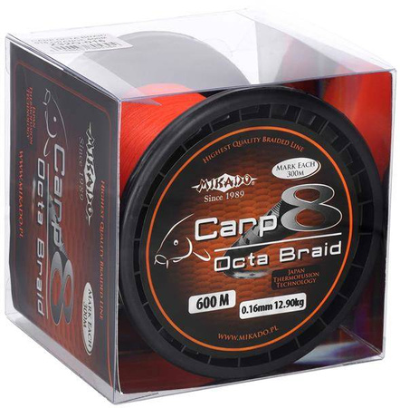 PLECIONKA CARP OCTA BRAID 016 ORANGE 600M MIKADO Z32O-016