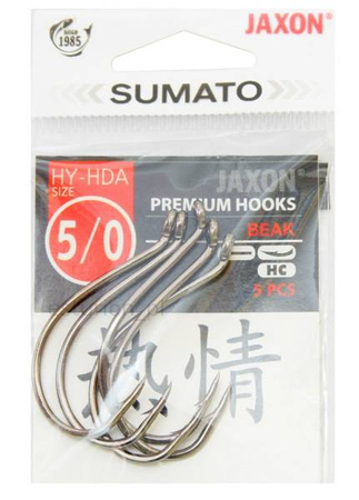 (R) HACZYKI SUMATO BEAK CZARNE 7/0 BLN 1X5SZT JAXON HY-HDA7/0