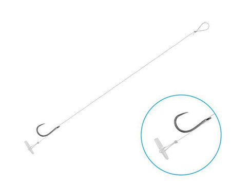 Przypon feederowy Delphin FLR Quickstop / 6szt 8cm #8 SM Delphin (101001023)