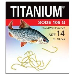 Haczyk Titanium SODE (10 szt.), rozm. 14 Robinson 02-P-105G-14