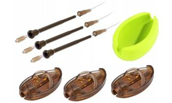 KOSZYKI DO METODY METHOD FEEDER DOUGLAS Q.M.F. SYSTEM L KOMPLET - 20+30+40g + FOREMKA - op.1kpl. MIKADO AMFN-QMF-3L-SETB