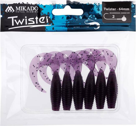 PRZYNĘTA - TWISTER 64mm/ GRAPE - op.6szt.