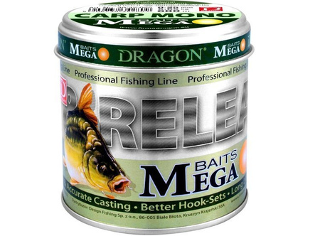 Żyłka MegaBAITS Carp Mono 600 m 0.25 mm/6.70 kg camou/4-kolor.ciemna    DRAGON TDC-30-24-025