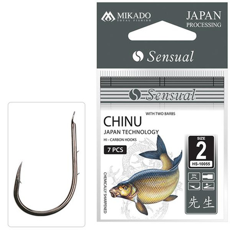 HACZYK SENSUAL - CHINU Z ZADZIORAMI Nr. 2 BN - torebka 7szt MIKADO HS10055-2-BN