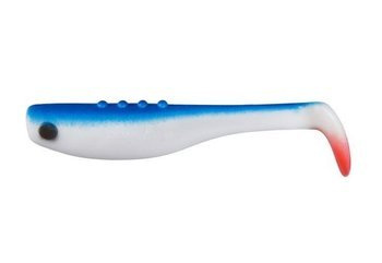Ripper  BANDIT 4"/10cm 3szt./bag WHITE/BLUE red tail     DRAGON CHE-BD40S-10-360