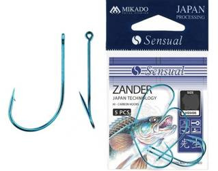 HACZYKI SENSUAL - NA SANDACZA, ZANDER Nr 4/0 - torebka 5szt. MIKADO HS9496-4/0BL