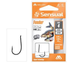 PRZYPONY WIĄZANE - SENSUAL - FEEDER 9109 nr 10 BN / żyłka: 0.14mm/70cm - op.8szt. MIKADO HP9109-10B-014