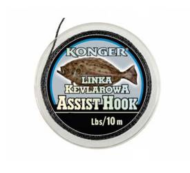 LINKA KEVLAROWA ASSIST HOOK NORWEGIA, SUMOWA 350lbs/10m KONGER 286005350