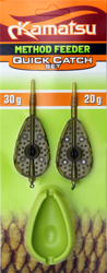 ZESTAW QUICK CATCH KOSZYKI 20g+30g+FOREMKA METHOD FEEDER KAMATSU 960001005