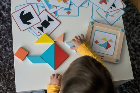 Drewniana układanka Tangram Essentiel, Janod