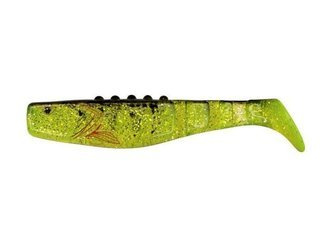 Ripper  Phantail print 3.5"/8.5cm 3szt./bag CHARTREUSE/BLACK silver glitter black-red print    DRAGON CHE-PT35T-30-131