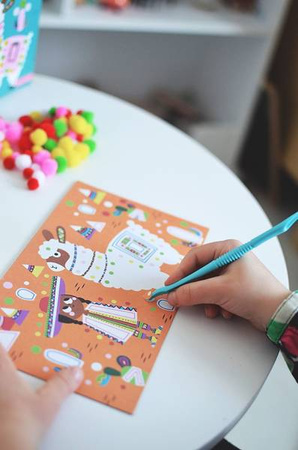 Zestaw artystyczny Pompony Lamy 4+, Janod