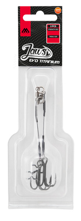 DOZBROJKA - TYTANOWA JAWS EVO TITANIUM - 15kg/10cm - kotwica 1 - op.2szt. MIKADO HDJ-13-10-1