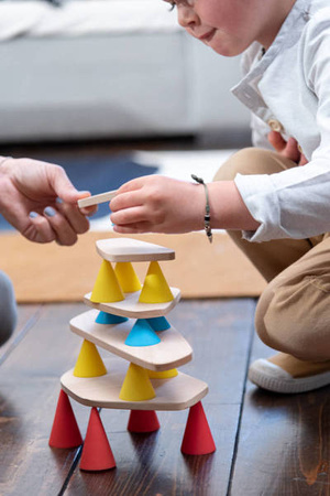 OPPI Kreatywny zestaw konstrukcyjny mały Piks Small 24 elementy 3+