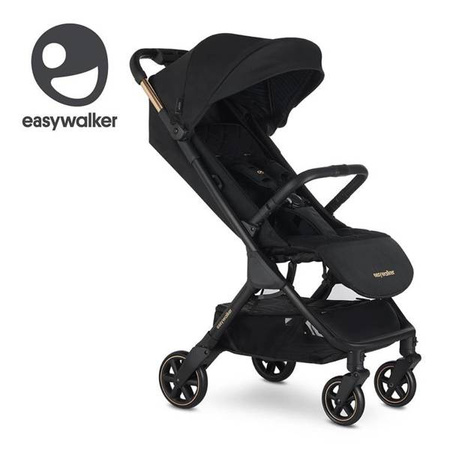 Easywalker Jackey Special Edition Kompaktowy, samoskładający się wózek spacerowy z torbą transportową Gold