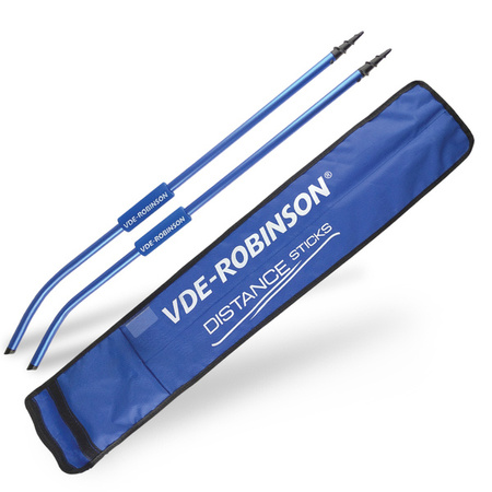 Kijki dystansowe VDE-ROBINSON Distance sticks 80cm + sznur 5m VDR Team 67-KD-001