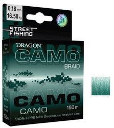 Plecionka  Street Fishing CAMO 150 m 0.18 mm/16.50 kg szarozielona    DRAGON PDF-43-00-218