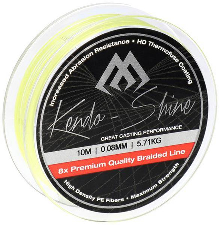 PLECIONKA KENDO SHINE YELLOW 0.12mm\9.62kg\10m - op. 1szp. MIKADO ZKS00Y-10-012