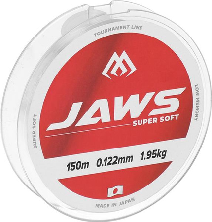 ŻYŁKA - JAWS SUPER SOFT 0.122mm/1.95kg/150m TRANSPARENTNA - op.1szt. MIKADO ZJSS-150-0122