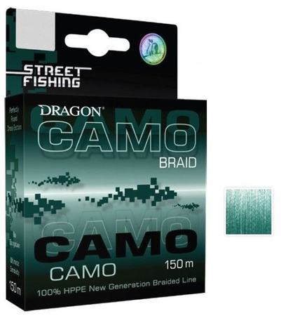 Plecionka Street Fishing CAMO 150 m 0.06 mm/5.10 kg szarozielona DRAGON PDF-43-00-206
