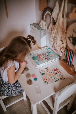 Zestaw kreatywny Kamienie do ozdabiania 6+, Janod