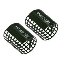 KOSZYCZEK - OKRĄGŁY - 30g - (38x55mm) - CIEMNO OLIWKOWY- op.2szt MIKADO AMKZ-10-30-CO