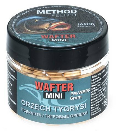 WAFTER MINI METHOD FEEDER 6MM ORZECH TYGRYSI 15G JAXON FM-WM06