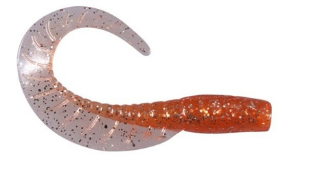 Twister MAGGOT 2"/5cm 20 szt. CARROT silver glitter DRAGON CHE-MG20S-60-001
