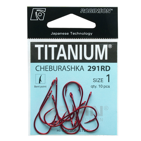 Haczyk Titanium CHEBURASHKA 291RD (10 szt), rozm. 4 Robinson 02-S-291RD-4