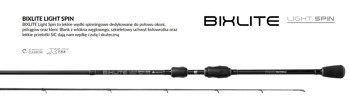 SPINNING BIXLITE LIGHT SPIN 214 c.w. 2-11 g (2 sec) MIKADO WAA859-214