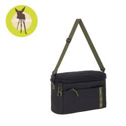 Lassig Casual Label Torba termiczna do wózka z możliwością powiększenia 2w1 Black