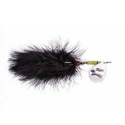 Błystka Mepps GIANT MARABOU srebrny / czarny 40g
