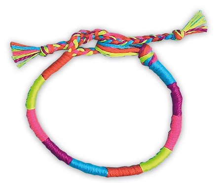 Zestaw do tworzenia biżuterii Neonowe brazylijskie bransoletki 8+, Janod