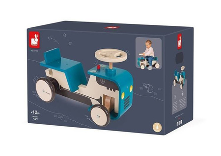 Drewniany jeździk Traktor 12 m+, Janod