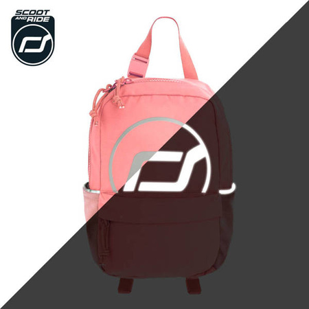 SCOOTANDRIDE Plecak na hulajnogę dla dzieci 1-5 lat, 9l, Peach