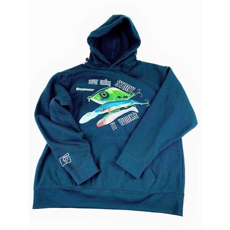 Bluza bawełniana z kapturem Robinson- black, rozm. XL Robinson 69-BL-04-XL