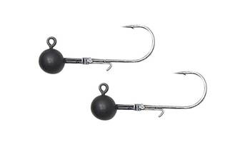 TUNGSTEN BALL JIGHEAD #1/0 7.2G MATT BLACK 2PCS Savage Gear (82282)