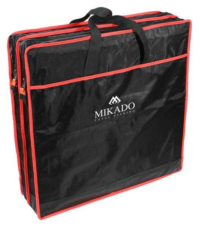 POKROWIEC NA SIATKI - 2 KOMORY  (CZARNY/CZERWONY) (63x63x18cm) MIKADO UWJ-MBS2-BR