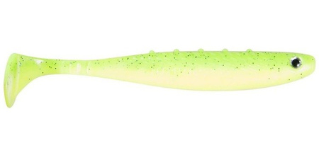 GUMA RIPPER Aggressor PRO 4"/10cm 3szt SUPER YELLOW/CHARTR black/blue glitter DRAGON CHE-AG40D-41-690