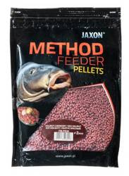 PELLETS METHOD FEEDER 4MM HALIBUT CZERWONY 500G JAXON FM-PE16
