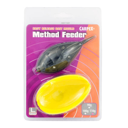 Koszyk Carpex Method Feeder z gumową formą rozm. L, 100g Carpex 83-CZ-L10