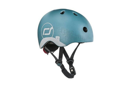 SCOOTANDRIDE Kask z odblaskami XXS-S dla dzieci 1-5 lat Steel Dog