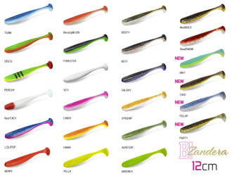 Sztuczna przynęta/guma Delphin ZANDERA UVs/ 5szt 12cm/PARTY Delphin (101005201)