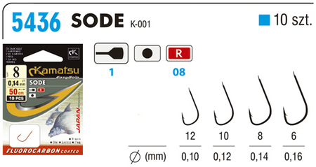 KAMATSU FC 50 SODE LESZCZ 6/0.16 RŁ 5436 PRZYPON 543610806