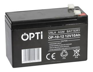 AKUMULATOR ŻELOWY DO ECHOSONDY AGM OPTI 10Ah 12V 1SZT JAXON AK-BA504